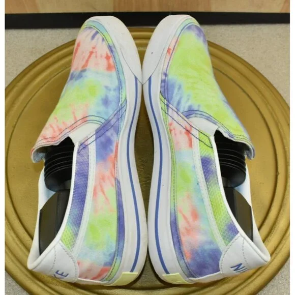 🌹Nike Court Legacy Women's Shoes Size 8.5 Tie-Dye Print Slip On Walking Sneakers - Picture 7 of 10